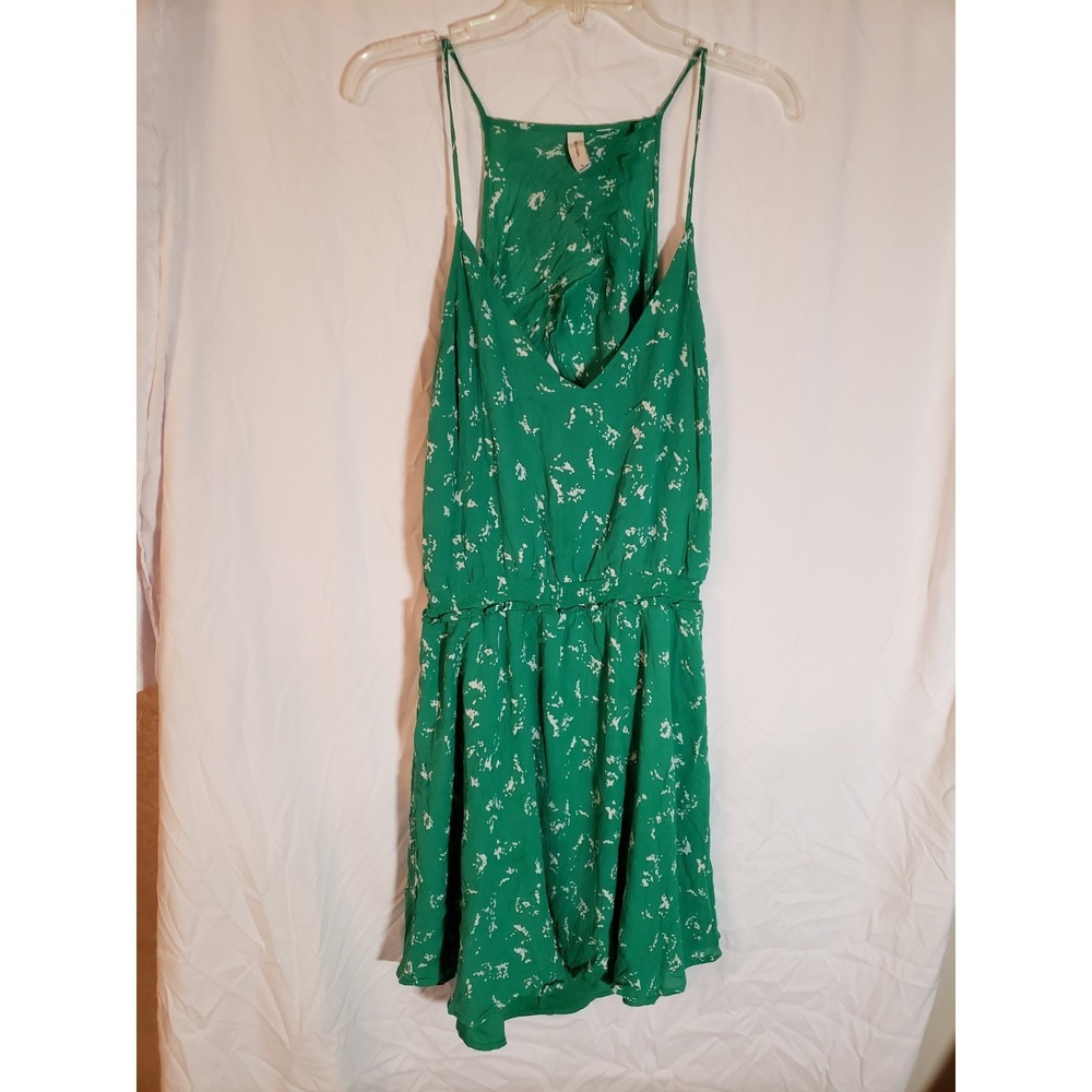 Women's Gentle Fawn Green Open Back Sundress Size L